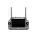 DJI drone remote control with screen and antennas on a white background