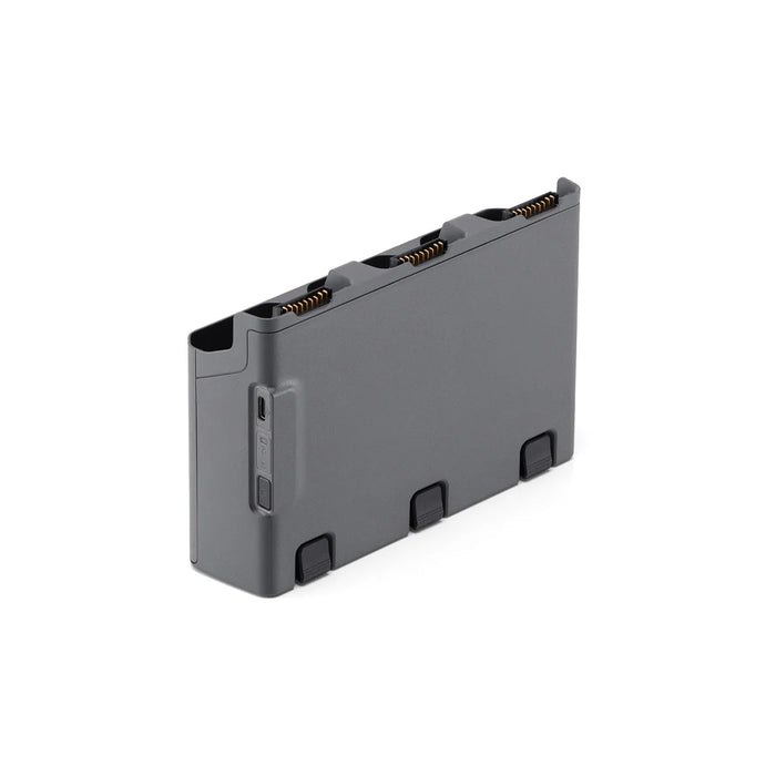 Gray electronic module on a white background