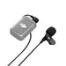 DJI audio recording device with microphone on a white background