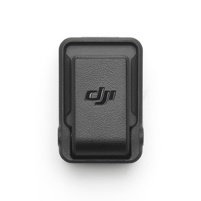 Black device with DJI logo on a white background