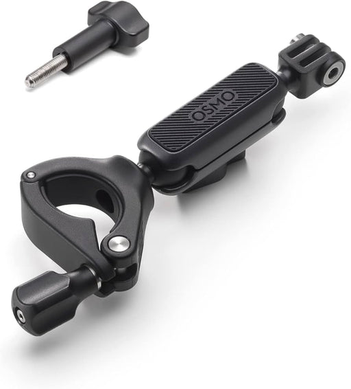Black camera mount with 'OSMO' branding on a white background