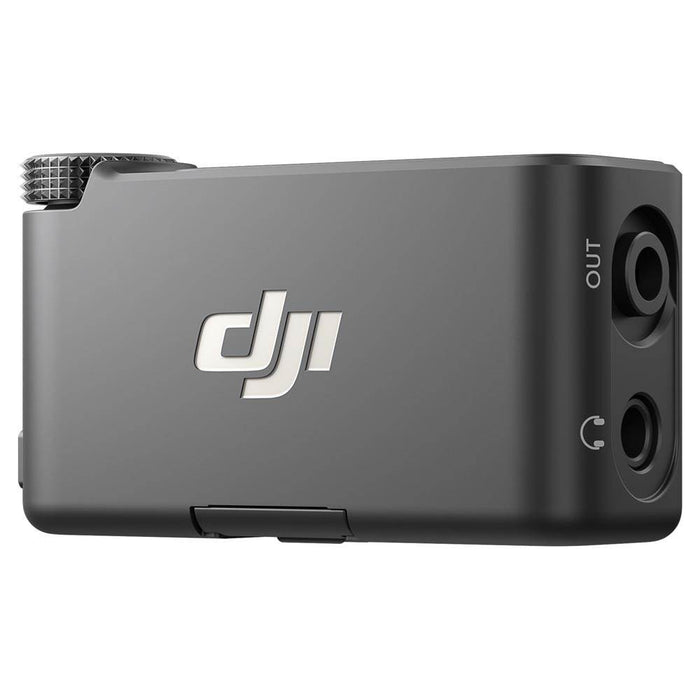 DJI device with ports on a white background