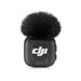 DJI microphone on a white background