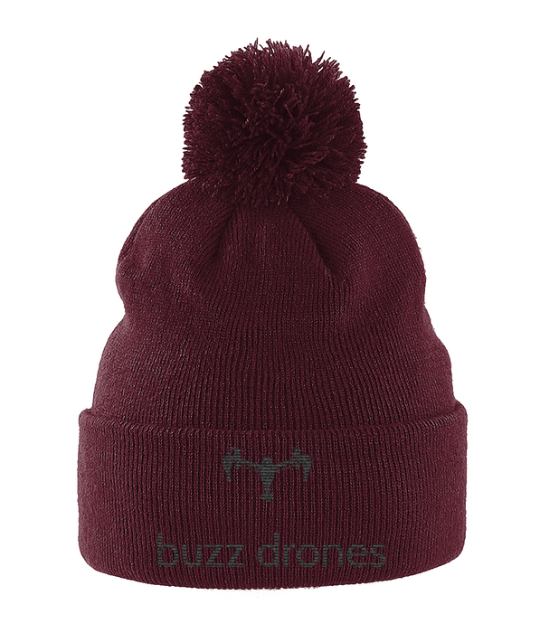 Pom Pom Beanie by Buzz Drones