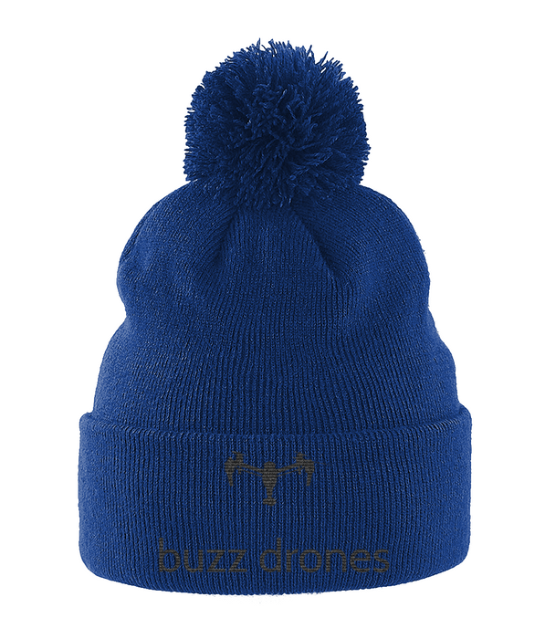 Pom Pom Beanie by Buzz Drones