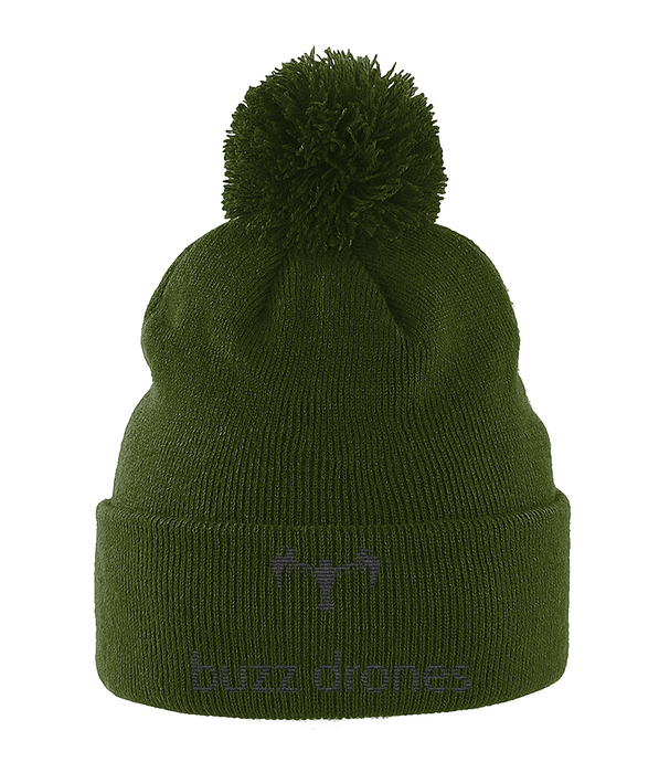 Pom Pom Beanie by Buzz Drones